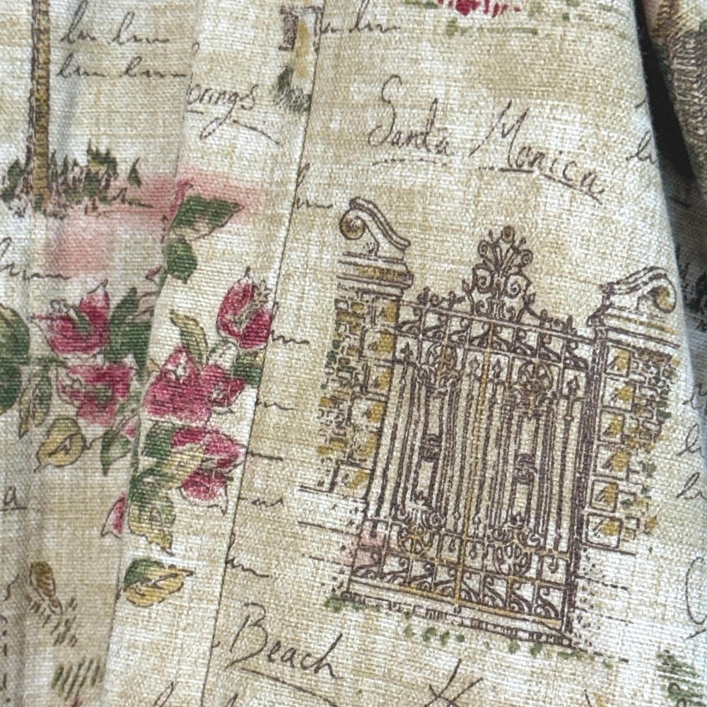 Draper's & Damon's Vintage Jacket PS California Scenic Print Cotton made in USA - Picture 5 of 15